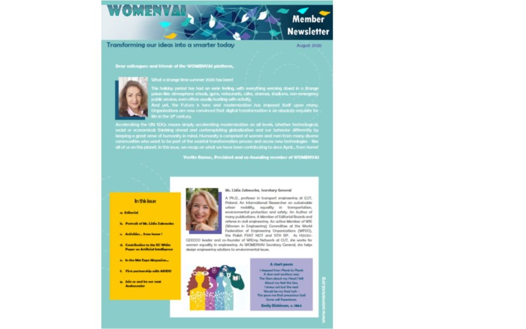 Newsletter – August 2020