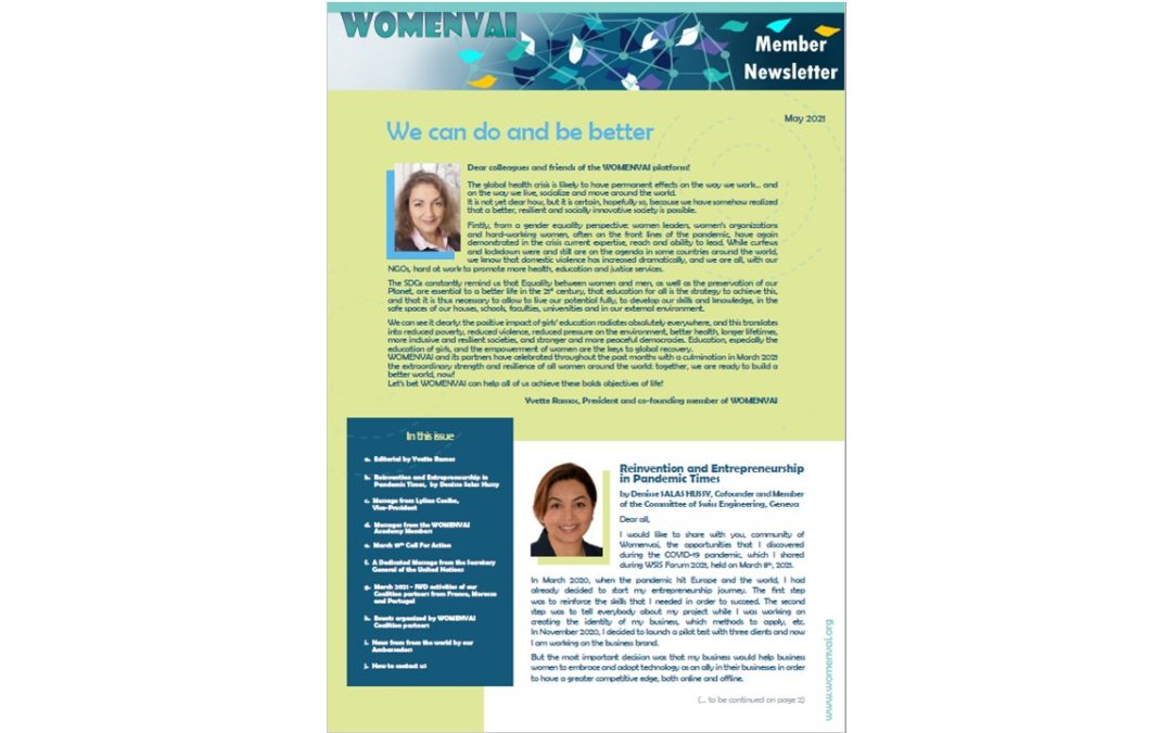 Newsletter – May 2021