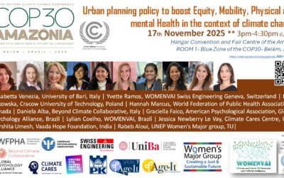 Urban Policy Strategies for Equity, Mobility, and Health under Climate Change UNFCCC – Conference Of Parties n°30 Side Event — Hosted by WOMENVAI and Partners